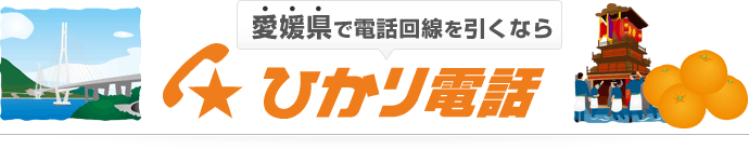 愛媛県で電話回線を引くならひかり電話