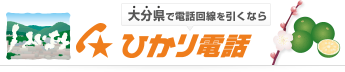 大分県で電話回線を引くならひかり電話