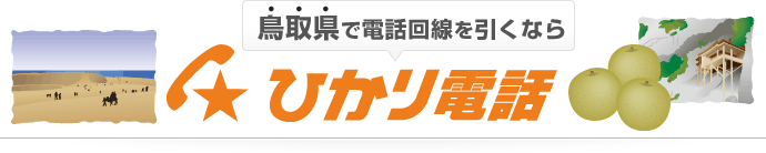 鳥取県で電話回線を引くならひかり電話