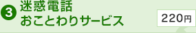 迷惑電話おことわりサービス